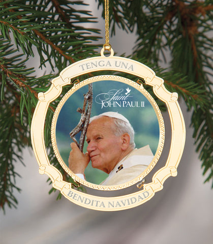 Holiday Ornament Saint John Paul II ( Spanish Version)