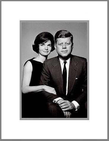 8"x 10" Jack and Jackie Matted Print