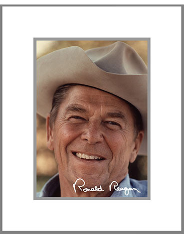 8"x 10" Ronald Reagan Matted Print