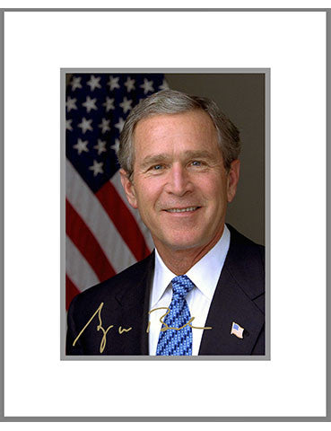 8"x 10" George W. Bush Matted Print