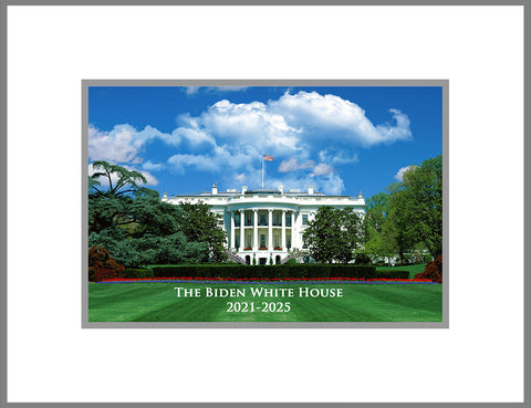 8"x 10" White House Matted Print