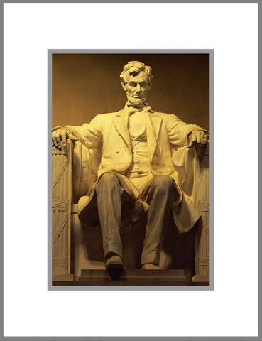 8"x 10" Lincoln Memorial Matted Print