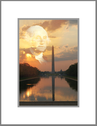 8"x 10" Washington Monument Matted Print