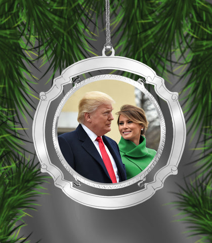 Holiday Ornament Donald and Melania Trump