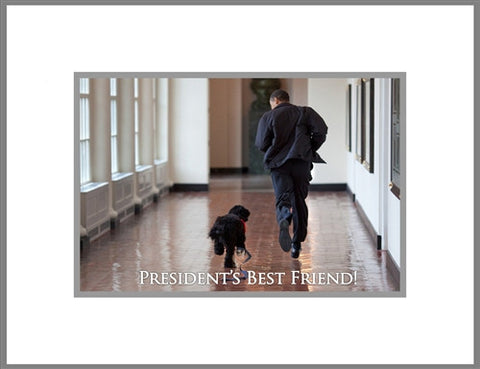 8"x 10" President's Best Friend Matted Print