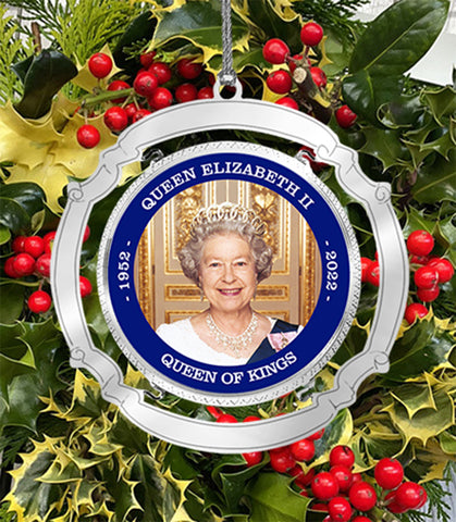 Queen Elizabeth II Ornament " Queen of Kings"