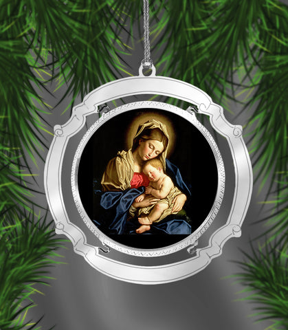 Holiday Ornament Madonna and Child