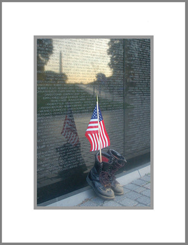 8"x 10" Vietnam Memorial Matted Print